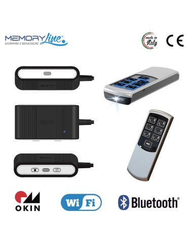 Telecomando retroilluminato wireless e bluetooth senza fili