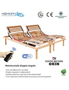 LUXURY LINE WI-FI - Rete motorizzata con telecomando wireless 2