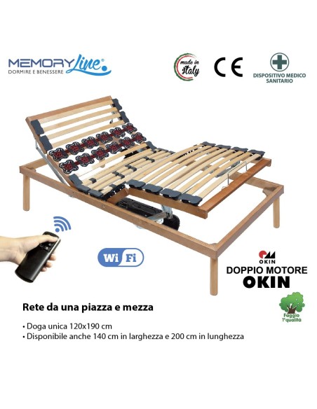 ROYAL WI-FI - Rete motorizzata erogonomica con telecomando senza fili