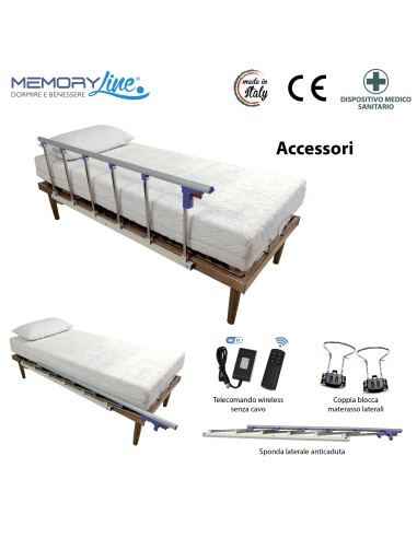 ROYAL + LIGHT RELAX - Rete motorizzata + materasso in memory
