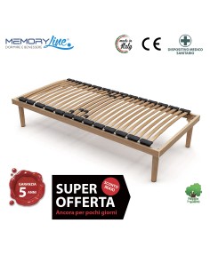 SIMPLE LINE - Rete fissa con doghe