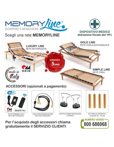 SIMPLE LINE - Rete fissa con doghe