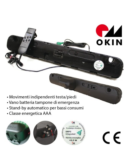 Caratteristiche e specifiche Motore OKIN 