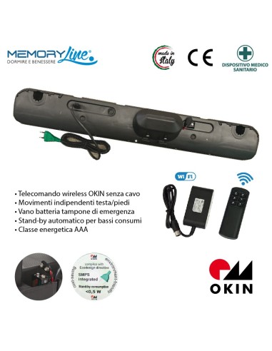 LUXURY LINE WI-FI - Rete motorizzata con telecomando wireless