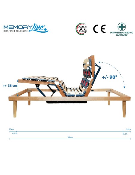 ROYAL WI-FI - Rete motorizzata erogonomica con telecomando senza fili