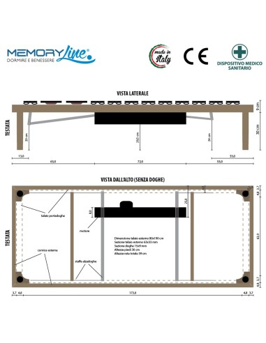 ROYAL WI-FI - Rete motorizzata erogonomica con telecomando senza fili