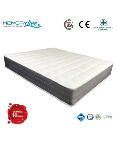 LIGHT RELAX - Materasso viscoelastico doppio strato memory e poliuretano 2